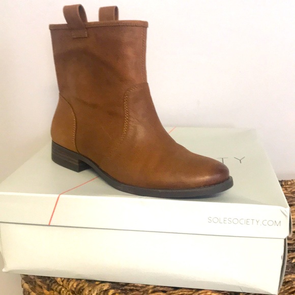 Sole Society Shoes - Sole Society Natasha Vintage Cognac booties. 7